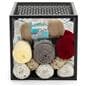Rectangular iron mesh riser box with hollow bottom