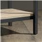 Wooden 5 tier bookshelf with rubber feet 