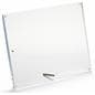 8.5 x 11 Thick Acrylic Block Frame Slanted