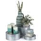 Round galvanized risers with overall weight capacity of 15 pounds