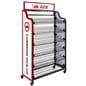 64 inch tall curbside pickup wire shelf