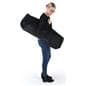 Portable dressing room with black carrying case