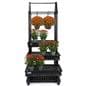 Garden center hanging display stand with modular design 