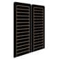 Retail slatwall panels with durable melamine finish