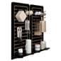 Retail slatwall panels with wall mounted design