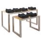 36" and 60" tables nested together