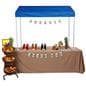 Table top canopy with overall height of 60 inches