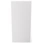 Wedge pedestal shelf with sleek triangular shape