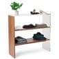 Modern display shelves with recycled acrylic material 