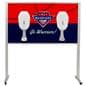 Multi-dispenser sanitizer stand with graphics and personalized branded print