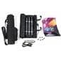 6 Foot backlit custom scrim cover and table set with tube carry case
