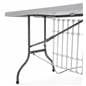 Easy installation on 8' event table package with custom spandex cover and LED light kit