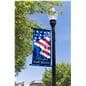 Custom street pole banners with 18oz vinyl material