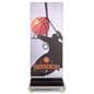 Solar Light Box Banner Stand with Caster Wheels 