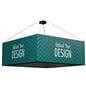 10' overhead hanging light box square sign with custom printing