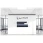 Modular directory signage system with adjustable graphic panels