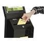 Lockable Black Charity Collection Box