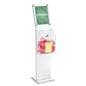 Clear Charity Collection Box with Acrylic Sign