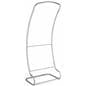 Curved Fabric Display Stand for Floor Use