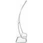 Narrow Curved Fabric Display Stand 