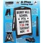 24 x 36 A-frame letter board sidewalk sign with mobile and collapsible features