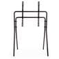 Matte black artistic studio TV floor stand 