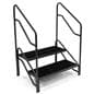 Complete event stage kit with black powder coated finish