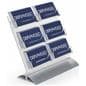 6 Pocket Business Card Holder with Slanted Design