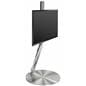 Chrome Floor Standing TV Mount for 50" Screens