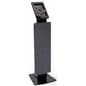 Microsoft Surface kiosk stand with graphic has portrait or landscape orientation