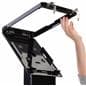 Microsoft Surface kiosk stand with graphic and dual safety locks