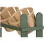 Wood Basket Display with Removable Bins