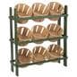 Wood Basket Display