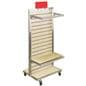 Double Sided Rolling Slatwall Gondola