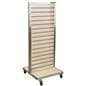 Rolling Slatwall Gondola with Maple Panel