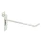Slatwall hooks feature bright chrome finish