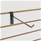 Slatwall hooks are compatible with standard slatwall channels