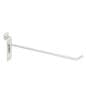 Slatwall hooks come in 8" lengths with chrome finish