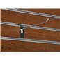 Metal 8" Chrome Display Hook for Slat Panel