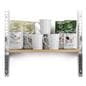 8" Deep Narrow Wood Shelving