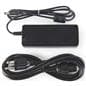 Backlit trade show counter with a 41.3 inch long power cord 