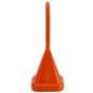 Traffic cone sidewalk sign with water fillable base