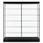 This glass showcase cabinet with 8 led top lights