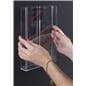 Hook and Loop-Receptive Brochure Holder