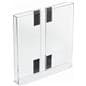 Brochure Holder with Hook and Loop Attachment