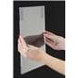 Acrylic Sign Frame with Bottom Fold