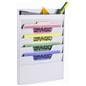 White Wall File with 4 Pockets & Organizer
