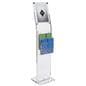 Catalog Rack: Acrylic w/2-Tiered Adjustable Pocket