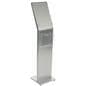 8.5 x 11 Sign Kiosk with Brochure Holder & Acrylic Lens