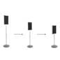 Sign frames with adjustable height